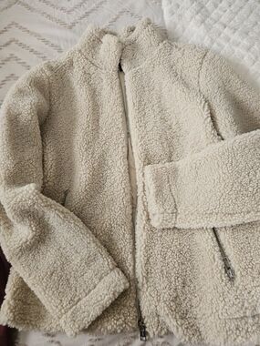 H&M Cream Teddy Jacket